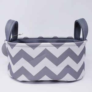 Storage Basket with Carrying Handles - Chevron